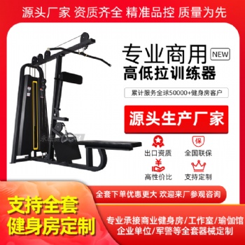 高拉低拉一体机 健身房健身器材练背 背部力量器械