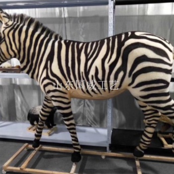 仿真斑马主题展览模型