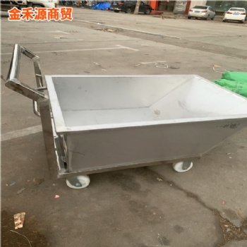 食品厂接料车 不锈钢料斗车 食品周转小料车