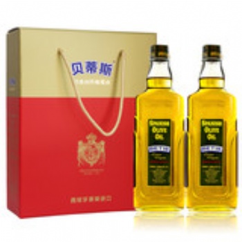 贝蒂斯原装进口**初榨橄榄油500ML*2瓶