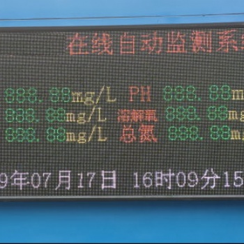水厂污水厂环保监测LED显示