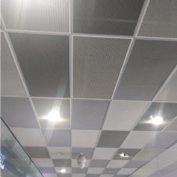 地铁拉网板网格金属天花