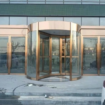 自动旋转门 办公楼旋转门 手动旋转门