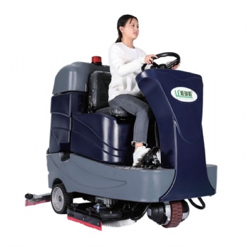 湖南驾驶式洗地机GRL860D商用工厂车间小区工业驾驶式电瓶洗地机