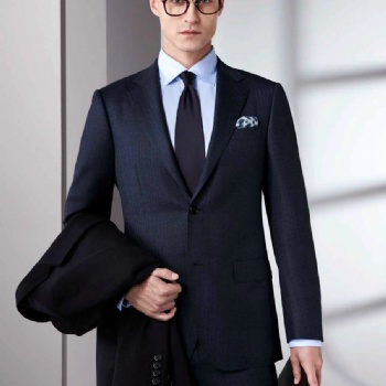 广州职业西装 衬衫 定制 工作服 高端羊毛西服套装量身定做