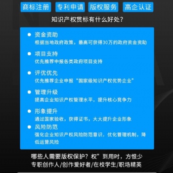 商标、专利申请代办服务（太原）