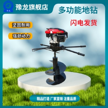 植树造林打坑机 花园挖坑机园林打眼机 汽油式植树地钻