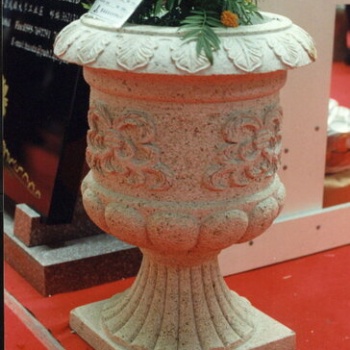 石雕水钵花钵，景观石雕花钵