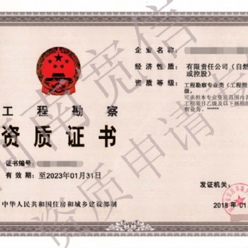 新环境工程设计资质专业设计资质需要哪些条件