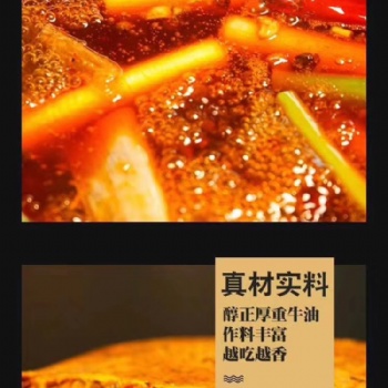 重庆老火锅底料厂家，一次性重庆老火锅底料批发板料bl2208-01/500克