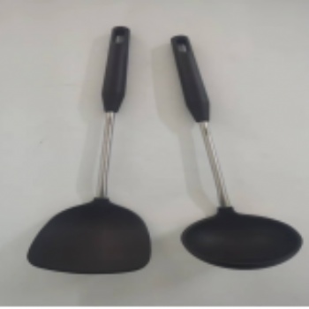 厨米夫厨具硅胶锅铲煎铲菜铲勺 家用饭勺厨房酒店烹饪厨具