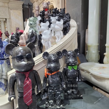 大理石积木熊BEARBRICK