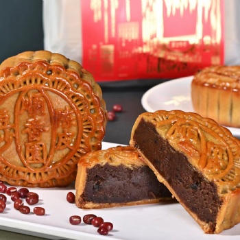 美香陈皮豆沙月饼 月饼代工厂