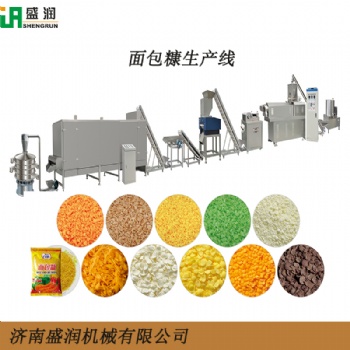针式面包糠生产设备面包屑雪花糠加工设备片状面包糠生产线