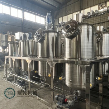 核桃油精炼设备 全套核桃油提炼加工设备 QS认证日产1000斤