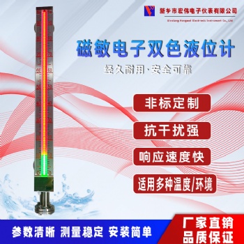 磁敏电子双色液位计高压锅炉物位计