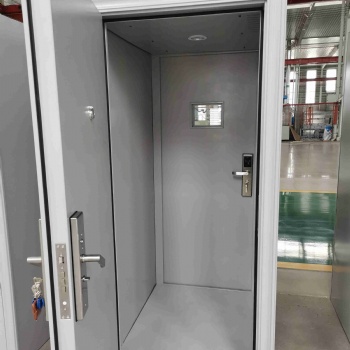 鑫瑞隆银行钢制安全互锁门防尾随门联动门 人脸识别