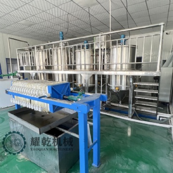 亚麻油炼油设备 1-500吨食用油生产线 胡麻油提炼加工设备