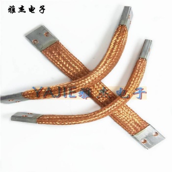 杰瑞变压器安装用铜编织带软连接 电力设备铜导电带 大电流紫铜软连接