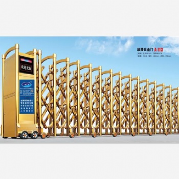 锲尔斯电动伸缩门雄鹰钛金门A-113号