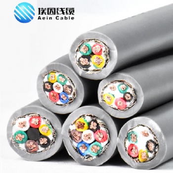 数据和信号传输的电子拖链电缆UL20233 护套线 80℃ 300V