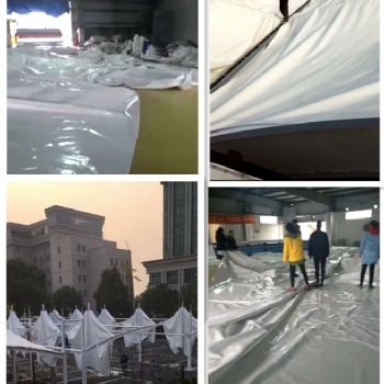 燕雨PVDF涂层膜布批发-专用耐高温PVC膜布 高温机拼接