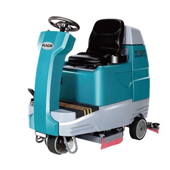 RACE850Pro工厂车间洗地机 瑞时品牌驾驶式拖地机 环氧地坪清洗机