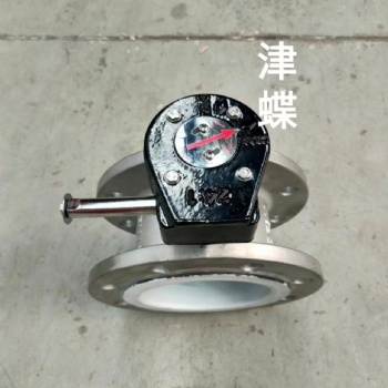不锈钢法兰四氟蝶阀厂家