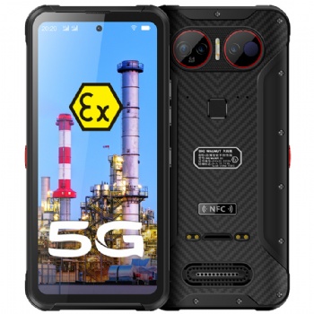 大核桃B1本安型工业防爆手机石油化工巡检手持终端5G全网通对讲机4+64G
