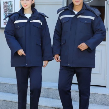 青岛棉衣工作服定制厂家棉马甲冲锋衣加工定做平度工作服供应