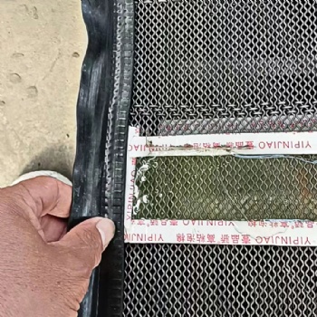 防堵筛网 贝卡锰钢材质 振动筛及配套2.6毫米 加胶加固 包边涨紧