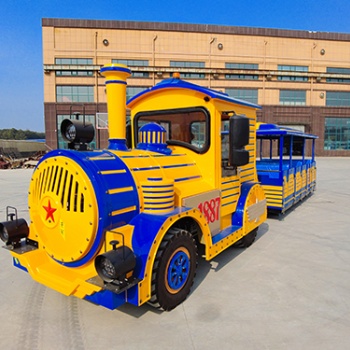 中山公园广场商场游乐园经典坐式透明火车透明观光游览车
