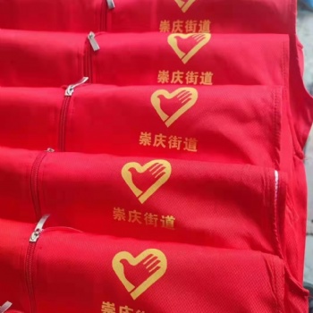 志愿者小红帽义工社工服装服饰帽子背心马甲T恤