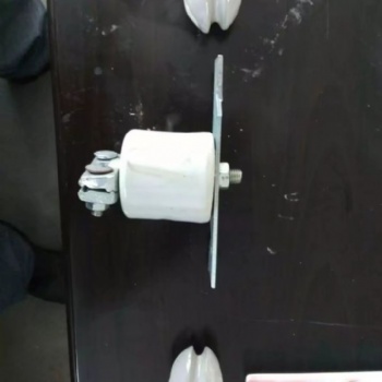 单道直线横吊线，电机车架空线，交叉压线板，ZD-1终端线夹，DXK-2双线夹