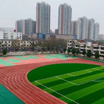 西安中小学及幼儿园透气型塑胶跑道翻新施工