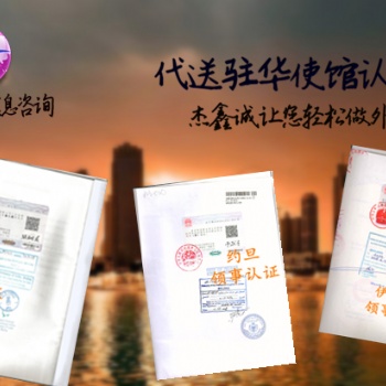 银行资信公证书玻利维亚大使馆加签