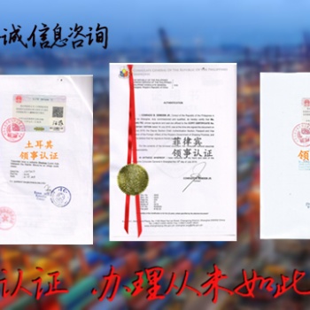 巴基斯坦毕业公证领事盖章