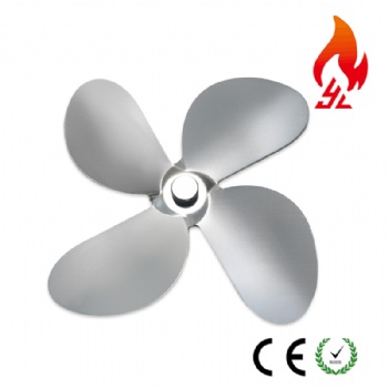 125mm铝四叶螺旋桨 黄色模型桨 2mm孔 铝制品金属桨多种颜色可选