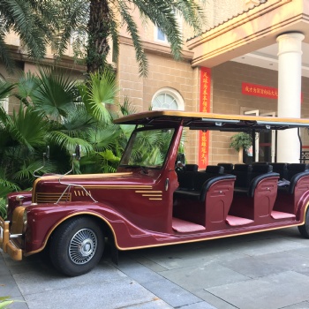 环保型四轮电动老爷车 节能环保的老爷接待观光车 优质酒店电动老爷车
