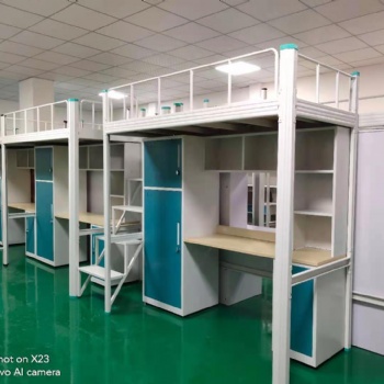 东莞雅鑫公寓铁床，学生宿舍铁床，工厂员工宿舍床
