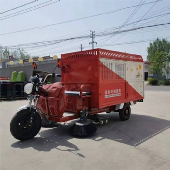 环卫街道吸叶机械设备 树叶收集车辆 大吸力大容量