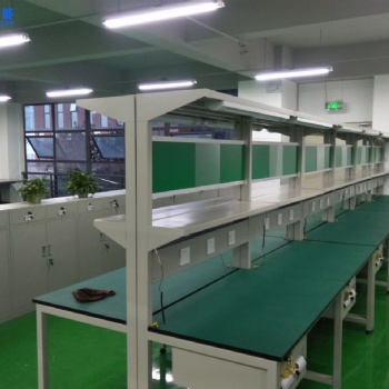 车间流水线打包装配台生产线操作台铝合金型材检验桌