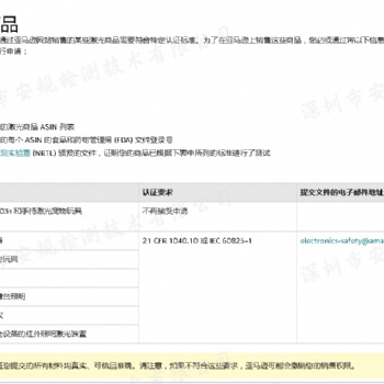 激光检测、激光IEC60825
