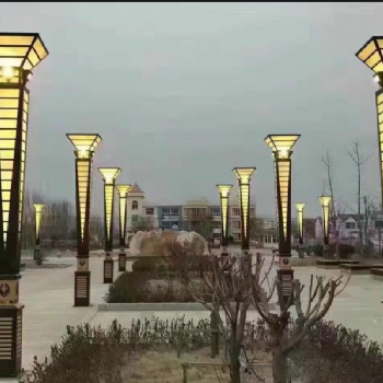 4米镀锌镂空高景观灯