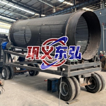 无轴滚筒筛 沙土石料筛分设备 滚筒筛厂家 东弘滚筒筛