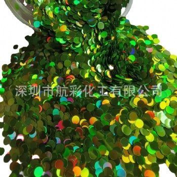 PET圆形金葱片圆形片8MM 金葱粉镭射圆形片6MM 工艺品圆片金葱粉
