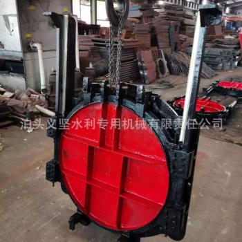 明杆式铸铁闸门 铸铁镶铜渠道止水闸门水库闸门 机闸一体