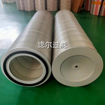 覆膜除尘滤筒 纳米阻燃空气滤筒 电厂钢厂配套除尘滤芯