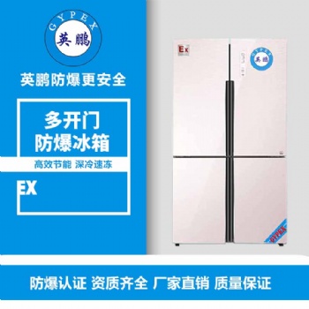 广东英鹏对开门防爆冰箱电脑控温480L