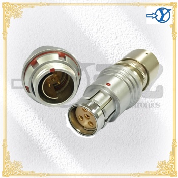 云亿推拉自锁航插 0F 1F 2F公母对插防水连接器**/工业插头插座